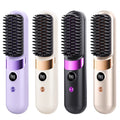 Portable Cordless Hair Straightener Brush